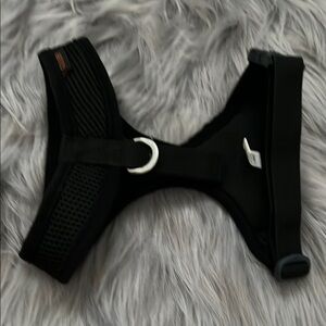 Black Dog Harness with Logo